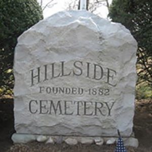 Hillside Cemetery -Hillside Cemetery Stone
